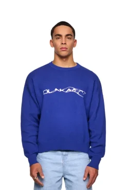 OLAKALA Alien Intel Knit Sweater Blue Discount