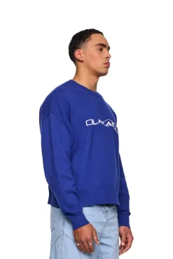 OLAKALA Alien Intel Knit Sweater Blue Discount