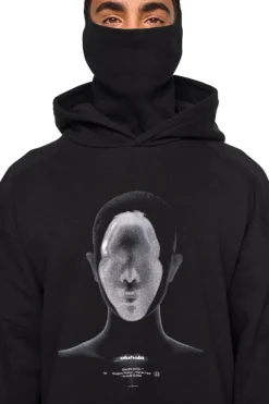OLAKALA Alien Intel Mask Hoodie Gray Flash Sale