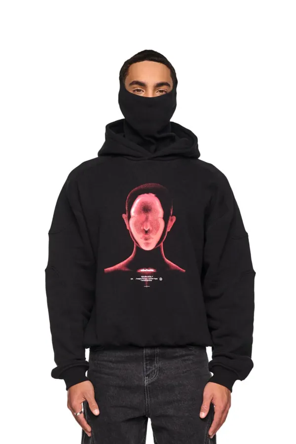 OLAKALA Alien Intel Mask Hoodie Red Online
