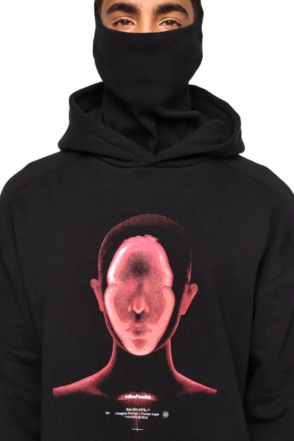 OLAKALA Alien Intel Mask Hoodie Red Online