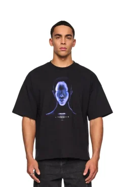 OLAKALA Alien Intel T-Shirt Blue Fashion