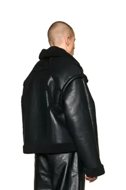 OLAKALA Anatomy Shearling Leatherjacket Cheap