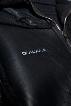 OLAKALA Anatomy Shearling Leatherjacket Cheap