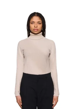 OLAKALA Anatomy Turtleneck Beige Cheap