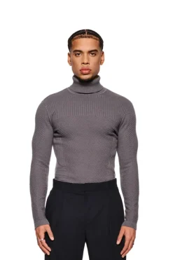OLAKALA Anatomy Turtleneck Gray Hot