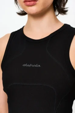 OLAKALA Cc Anatomy Tanktop Cropped Black Clearance