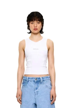 OLAKALA Cc Anatomy Tanktop Cropped White Cheap