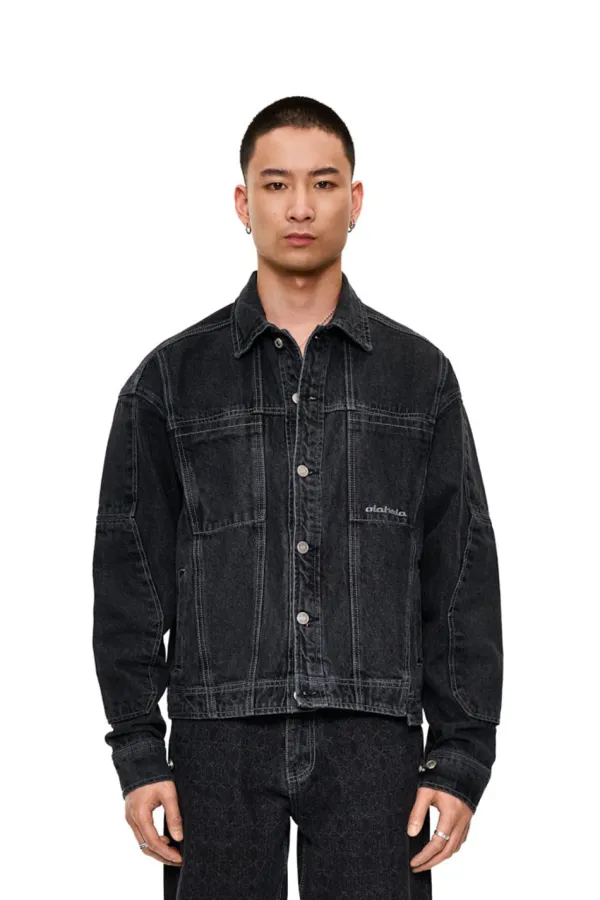 OLAKALA Cc Black Denim Jacket Best