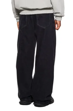 OLAKALA Cc Blackloose Fit Denim Pants Shop