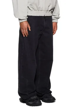 OLAKALA Cc Blackloose Fit Denim Pants Shop