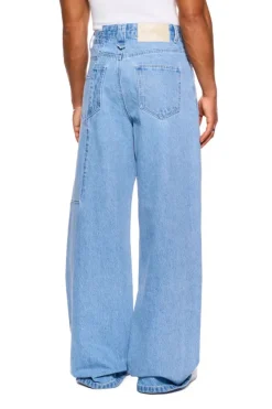 OLAKALA Cc Blue Loose Fit Denim Pants Outlet