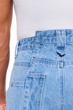 OLAKALA Cc Blue Loose Fit Denim Pants Outlet