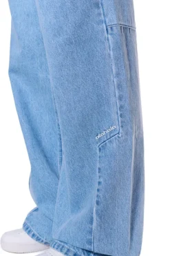 OLAKALA Cc Blue Loose Fit Denim Pants Outlet