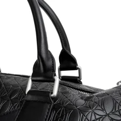 OLAKALA Cc Debossed Weekender Bag Black Cheap