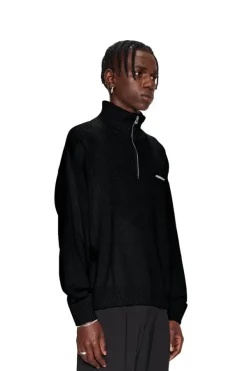 OLAKALA Cc Knit Halfzip Black Best Sale