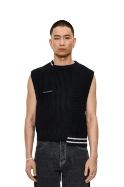 OLAKALA Cc Knit Vest Black Store