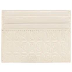 OLAKALA Cc Leather Monogramm Cardholder Beige Best Sale