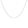 OLAKALA Cc Logo Chain Silver Coated New