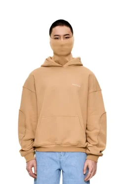 OLAKALA Cc Mask Hoodie Beige Outlet