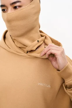 OLAKALA Cc Mask Hoodie Beige Outlet