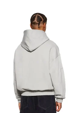 OLAKALA Cc Zip Hoodiepussywillow Gray Fashion