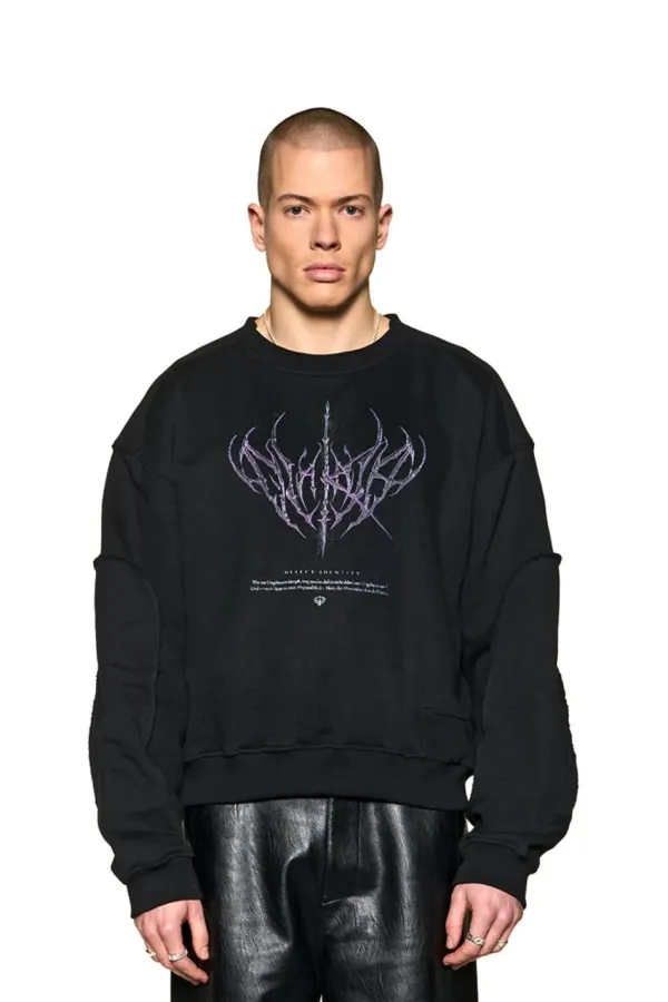OLAKALA Defect Id Sweater Black Store