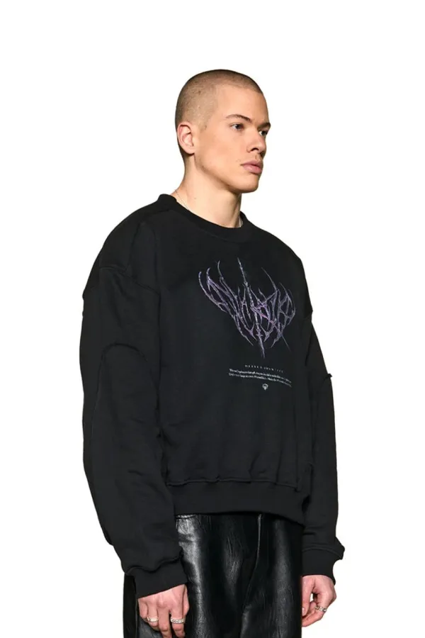 OLAKALA Defect Id Sweater Black Store