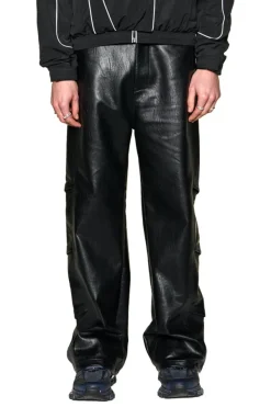 OLAKALA Discreet Leather Pants New