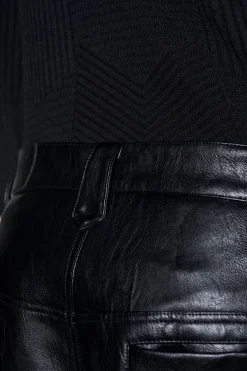 OLAKALA Discreet Leather Pants New