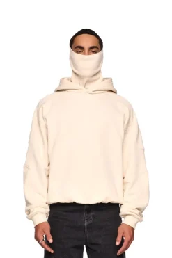 OLAKALA Discreet Mask Hoodie Beige Online
