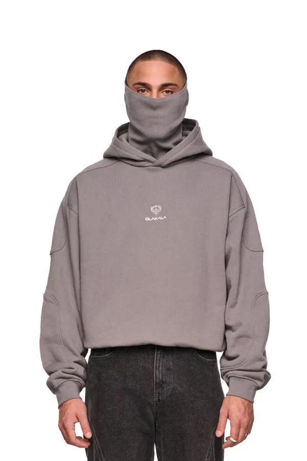 OLAKALA Discreet Mask Hoodie Dark Gray Shop