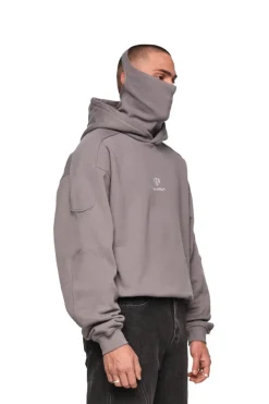 OLAKALA Discreet Mask Hoodie Dark Gray Shop