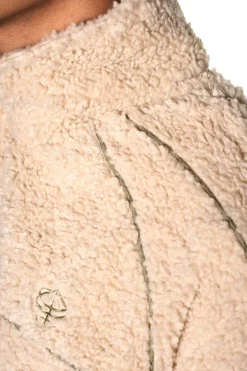 OLAKALA Distorted Teddy Jacket Hot