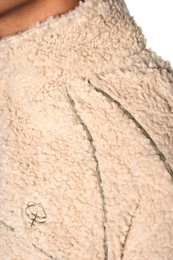 OLAKALA Distorted Teddy Jacket Hot