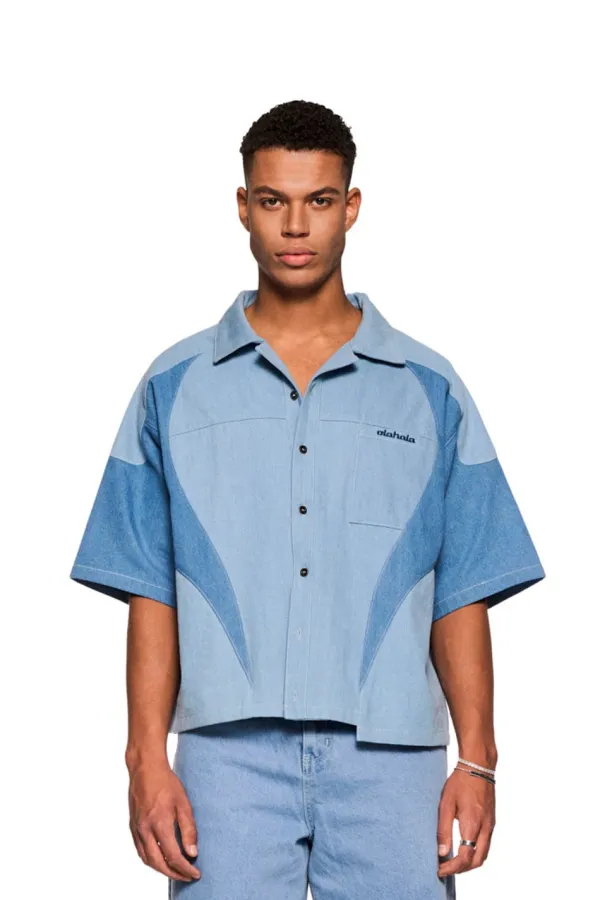 OLAKALA Echoes Denim Shirt Store