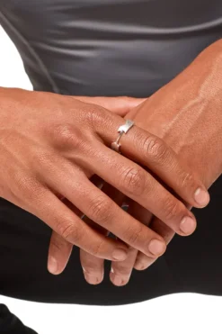 OLAKALA E.O.I Brushed Fragment Ring Silver Cheap