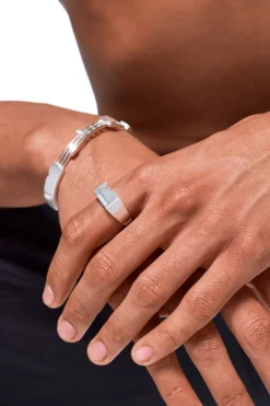 OLAKALA E.O.I Brushed Statement Ring Sale