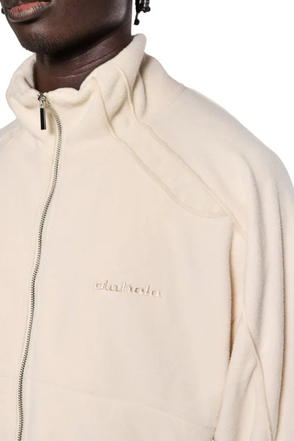 OLAKALA Fleece Jacket Almond Milk Best Sale