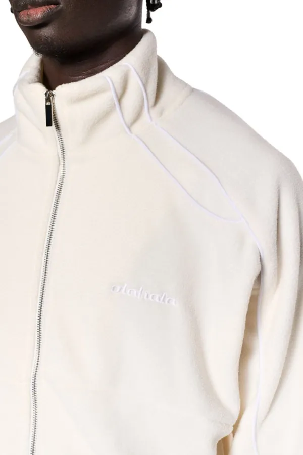 OLAKALA Fleece Jacket Bright White Store