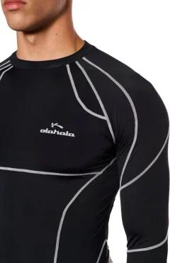 OLAKALA Sports Anatomy Tech Top Black Clearance