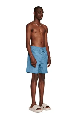 OLAKALA Swim Shorts Faded Blue Discount