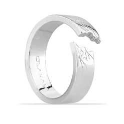 OLAKALA Synergy Destroyed Ring Silver Coated Clearance