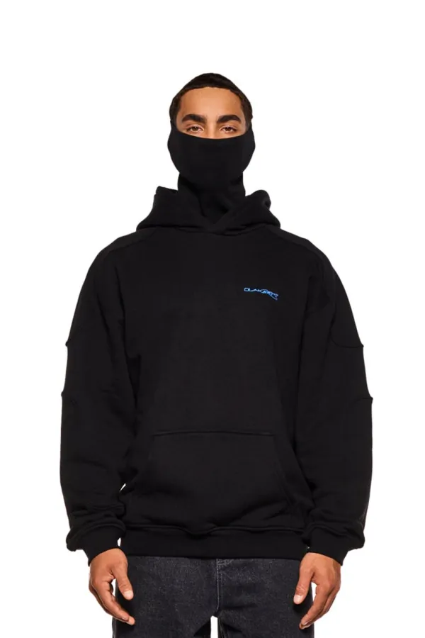 OLAKALA Synergy Mask Hoodie Black Hot