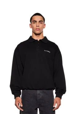 OLAKALA Synergy Polo Longsleeve Shirt Black Store