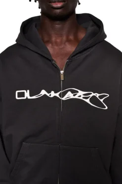OLAKALA Synergy Zip Hoodie Black Fashion