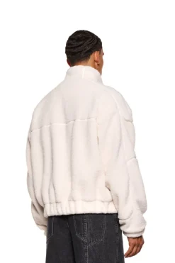 OLAKALA Teddy Jacket Off White Cheap