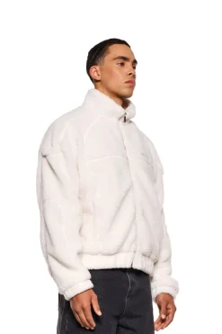 OLAKALA Teddy Jacket Off White Cheap