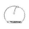 OLAKALA Toast-Clip Bracelet Silver Flash Sale