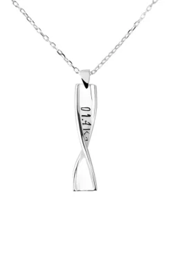OLAKALA Toast-Clip Necklace Silver Best